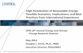 High Penetration of Renewable Energy: Possible Scenarios ...eea.epri.com/pdf/epri-energy-and-climate-change-research-seminar/... · Change Research Seminar May 2013 Douglas J. Arent,