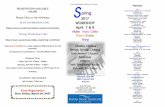 WORKSHOP April 7 & 8 - Suzuki Music Institute of Dallas · Concerto No. 2, III, Seitz Violin Book 3: Humoresque, Dvorak Gavotte in g minor, J. S ... Schubert Scherzo, Webster Cello