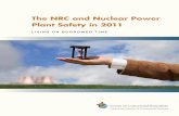 The NRC and Nuclear Power Plant Safety in 2011 NRC AND NUCLEAR POWER PLANT SAFETY IN 2011: LIVING ON BORROWED TIME V Figures 1. Near-misses in 2011 by cornerstones of the reactor oversight