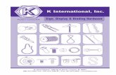 K International, Inc. - Retail Display Hardware Solutions ... International, Inc. L R Product Catalog #D8 Sign, Display & Binding Hardware K International • • 800-323-2389 K INTERNATIONAL
