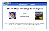 Intra-Day Trading Techniques - fxf1.comfxf1.com/english-books/Forex Systems Collection/Pristine-1/PDF... · Intra-Day Trading Techniques With Greg Capra Co-Founder of Pristine.com,