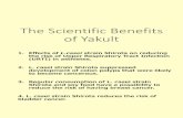 The Scientific Benefits of Yakultyakultme.com/wp-content/uploads/2017/12/No.All-20170605... · The Scientific Benefits of Yakult 1. Effects of L.casei strain Shirota on reducing the