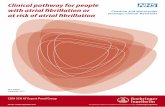 Clinical pathway for people with atrial fibrillation or at ... · 1 Clinical pathway for people with atrial fibrillation or at risk of atrial fibrillation C&M SCN AF Expert Panel