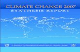 The Physical Science Basis Climate Change 2007 - IPCC · Climate Change 2007 – The Physical Science Basis ... The sections of the SPM follow largely the topic structure of the longer