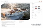 350 2018global.searay.com/boat_graphics/electronic_brochure/...350 2018 SLX ® yacht certified Arctic White Horizon Mojave Tan Onyx Rally Red Sea Ray Blue features & standard equipment