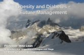 Obesity and Diabetes - Future Management · 75 drugs currently licensed for reducing HbA1c inT2DM ... (No anti-obesity drug) (Bliddal et al, ... Screening TDR Stage Food Reintroduction