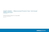 Dell EMC RecoverPoint for Virtual Machines 5.1 ... · Dell EMC RecoverPoint for Virtual Machines Version 5.1 Administrator's Guide ... Once the RecoverPoint for Virtual Machines sales