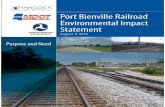 Port Bienville Railroad - Mississippisp.mdot.ms.gov/Environmental/Environmental Projects/Port of...Port Bienville Railroad Purpose and Need 1 Project No. FRA-0023-00(003) ... Stennis