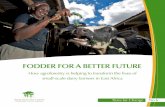 FODDER FOR A BETTER FUTURE - World Agroforestry … · FODDER FOR A BETTER FUTURE: ... hectares, at 1200 metres or more above sea level, and have an average of 1.7 cows. Most dairy