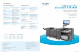 Specifications 120 Digital Booklet System Standard ... · The 120 Digital Booklet System marries the DSF-2200 Sheet Feeder with the DBM-120 Bookletmaker and Trimmer to create a cost-effective