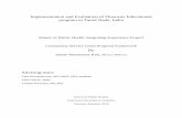 Implementation and Evaluation of Fluorosis Educational program in Tamil ...sph.aua.am/files/2016/06/Kali-Janani-Ramasamy.pdf · Implementation and Evaluation of Fluorosis Educational