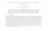 Efﬁcient Simulation of the Heston Stochastic Volatility … · Efﬁcient Simulation of the Heston Stochastic Volatility Model ... In practical applications on interest rate and