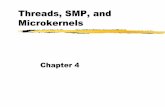 Threads, SMP, and Microkernels - Stony Brook Universitykifer/Courses/cse306/lectures/chap4.pdf · Linux, Windows XP, Solaris, OS/2, OS/390, MACH . Relationship Between Threads and