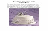 Sparkling Snowdrop Cake - Culpitt Ltd · Sparkling Snowdrop Cake By Kathy Moore Sheaths Make in the same way as for leaves but on a much smaller scale. You will need one for each