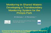 Monitoring in Shared Waters: Developing a Transboundary ... · Monitoring in Shared Waters: Developing a Transboundary ... Project for the development of a ... ProProject for the