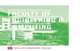 FACULTY OF ENGINEERING & COMPUTING · faculty of engineering & computing • computer science (intelligent systems) • electronic engineering • information systems in business