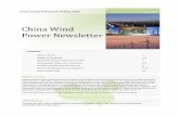 China Wind Power Newsletter€¦ ·  · 2009-08-28China Wind Power Newsletter Editor’s words: ... Shanghai wind exhibition, ... Vice governor of the Jilin province, Mr. Yang Yajie,