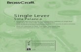 Single Lever - Interline Brands Lever Sola Palanca • BrassCraft Manufacturing has a comprehensive selection of single lever repair parts for most major faucet manufacturers BrassCraft