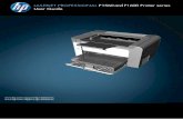HP LaserJet Professional P1560 and P1600 Printer …h10032. 1-1 HP LaserJet Professional P1560 and P1600 printer series 4 2 5 6 3 1 7 1 Output bin 2 Output tray extension 3 Priority