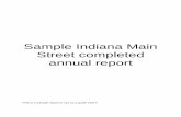 Sample Indiana Main Street completed annual report … Indiana Main Street completed annual report ... *Please refer to the completed sample mid year report attachment. ... CDL Industrial