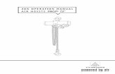 JDN OPERATION MANUAL AIR HOISTS - lgh-usa.com · Page 2 This manual edition 10/2002 covers the operation of the following JDN air hoists: Before operating any hoist, carefully read