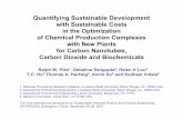 Quantifying Sustainable Development SCPPE 2007 · Quantifying Sustainable Development ... economics • Integrate new ... Propylene Propane dehydrogenation 4.3