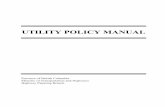 UTILITY POLICY MANUAL - British Columbia Permit Manual.pdf · Canadian Cataloguing in Publication Data British Columbia. Highway Planning Branch. Utility policy manual Issued by Ministry