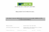 KCB BANK GROUP LIMITED REQUEST FOR PROPOSAL … · 1.1. Introduction The Kenya Commercial Bank Limited is incorporated in Kenya and is a leading Commercial banking group in the East