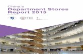 China’s Department Stores Report 2015 - fbicgroups Department... · department store operators from November to December 2015 to understand their annual sales and financial performance