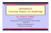 26:010:653 Current Topics in Auditing - Rutgers …gillett/courses/fall00/aud/slides/class1.pdf26:010:653 Current Topics in Auditing ... accounting principles. (American Institute
