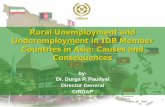 Rural Unemployment and Underemployment in IDB Member Countries … · Rural Unemployment and Underemployment in IDB Member Countries in Asia: Causes and Consequences by-Dr. Durga