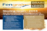 Storing Grain - 2014 - Fengrain | Grain StorageStoringGrain2014.pdf · Storing Grain - 2014 . The Costs of Owning Storage Cost of owning storage rights: At the time of publication,