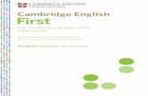 Cambridge English First - BOOKS24linguaglobe.com/sites/default/files/139293-cambridge-english-first... · Cambridge English First First Certificate in English (FCE) CEFR Level B2