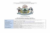 STATE OF MAINE Department of Environmental Protection Division of Technical ... · STATE OF MAINE Department of Environmental Protection Division of Technical Services, BRWM RFP#201609186