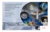 Development of Improved Composites and Adhesives for ... · Development of Improved Composites and Adhesives for Aircraft Structures and Interiors ... DICY Anhydrides Acids