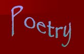 Poetry, Prose, and Drama - Syracuse City School District · Text Structures of Poetry There are several features of poetry that make it unique from other forms of writing. These are: