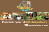 The Journey - Heifer International Nepal Book 20 sept.pdf · Mahendra Nath Lohani Senior Vice President of Programs Message from the Senior Vice President. Message from the Country
