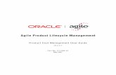 Agile Product Lifecycle Management - Oracle · Agile Product Lifecycle Management Product Cost Management User Guide May 2007 v9.2.2.1 Part No. E11099-01 . Product Cost Management