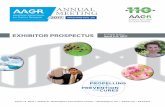 EXHIBITOR PROSPECTUS - AACR Prospectus_Final.pdfEXHIBITOR PROSPECTUS 1 Please Join Us at the AACR Annual Meeting 2017 The Premier Educational and Networking Event for Specialists in