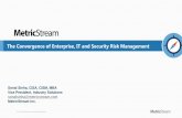 The Convergence of Enterprise, IT and Security Risk Management · The Convergence of Enterprise, IT and Security Risk Management Sonal Sinha, ... Risk Management, Cyber Security,
