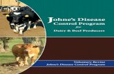 WI Johne's Booklet final - North Dakota · A prevalence study conducted in Georgia found ... While the organism known to cause Johne’s ... Although individual animal or herd testing