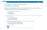 24 Kimberly Clark Requirements for OB10 invoicing · 6 / 24 - Product Code: If KC supplies a (Kimberly Clark) material code, this should be entered in the product code box (this