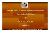 Northern India Chartered Accountants Students’ Association ... · Northern India Chartered Accountants Students’ Association (NICASA ... the software used by banks are Finacle