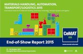 End-of-Show Report 2015 · Day 1 Day 2 Day 3 Day4 (Half Day) Total Visitor analysis ... Research and development. design Sales. Distribution ... Shanghai Aircraft Manufacturing ...