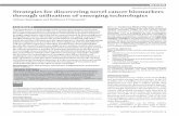 Strategies for discovering novel cancer biomarkers through ... · advance online publication nature clinical practice oncoloGY SuMMarY Strategies for discovering novel cancer biomarkers