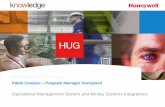 Mining Project Overview - Honeywell · Mining Project Overview ... Information and management systems for integrated operations from Mine, Oxide Plant and Sulphide Plant, water and