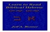 Learn to Read - Squarespace · Learn to Read Biblical Hebrew 3 Learn to Read Biblical Hebrew A guide to learning the Hebrew alphabet, vocabulary and sentence structure of the Hebrew