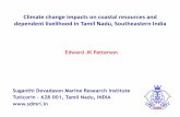 Climate change impacts on coastal resources and … · Climate change impacts on coastal resources and dependent livelihood in ... Average monthly SST values in the Gulf of Mannar