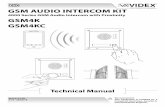 4000 Series GSM Audio Intercom with Proximity GSM4K ... information in this manual is intended as an installation and commissioning guide for the 4000 series GSM PRO audio interco