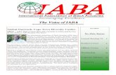 IABA - c.ymcdn.com · Casualty Actuarial Society and the Actuarial Foundation. Mem-bership in IABA is open to any person interested in supporting ... Science students at two nearby